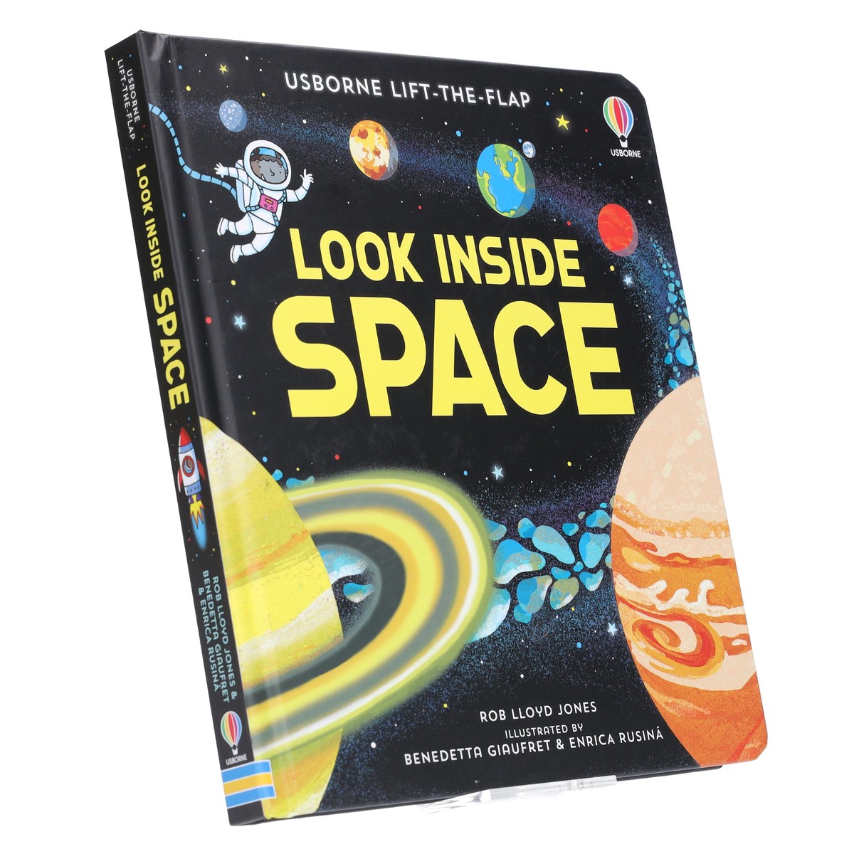 Usborne Lift-The-Flap Look Inside Space by Rob Lloyd Jones - Ages 5+ - Board Book