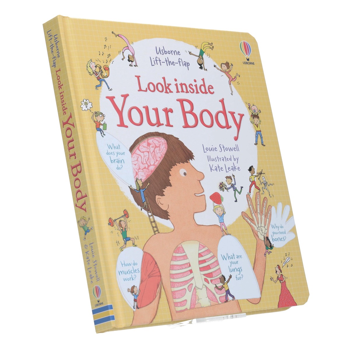 Usborne Lift-The-Flap: Look Inside Your Body by Louie Stowell - Ages 5-9 - Board books