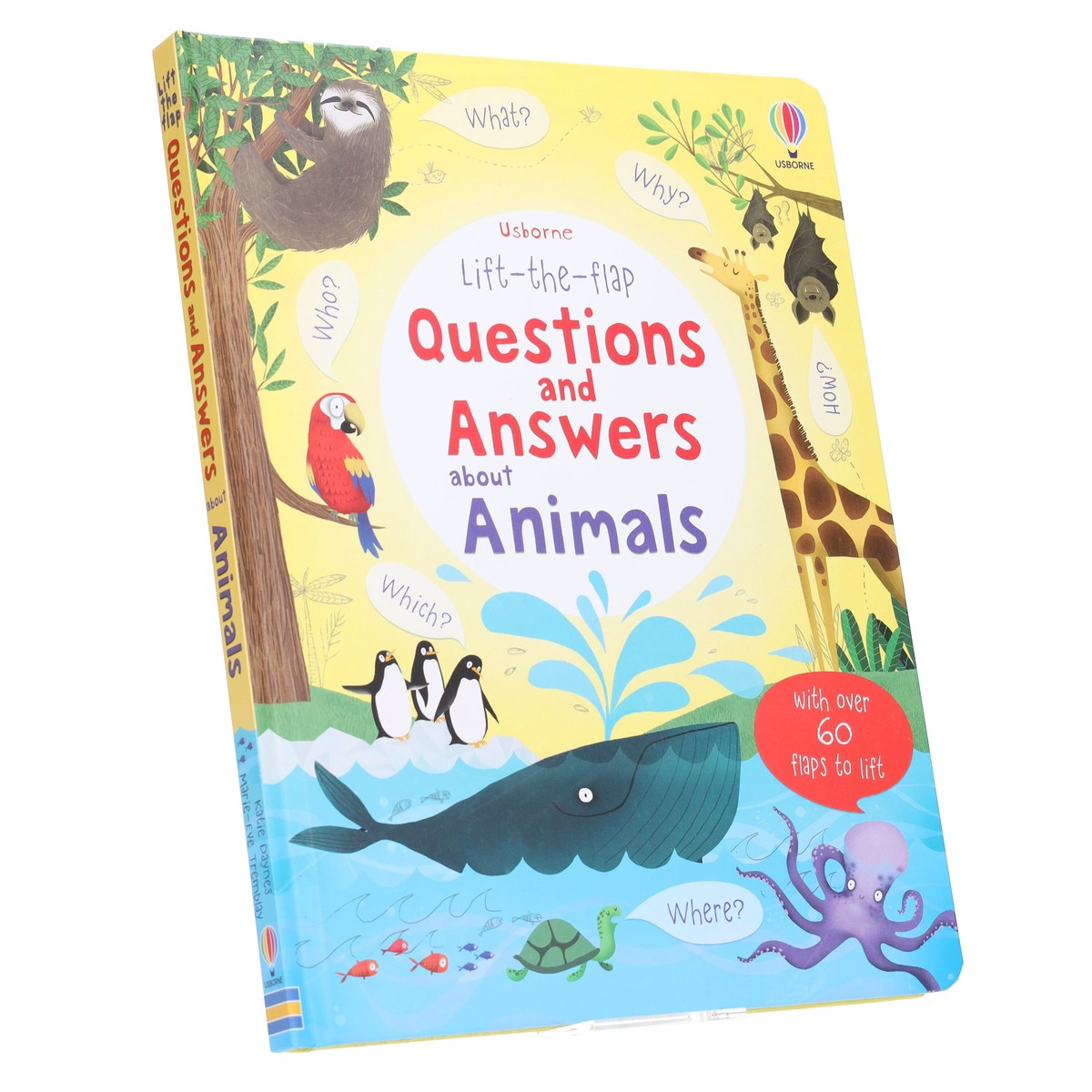 Usborne Lift-the-Flap Questions & Answers about Animals by Katie Daynes & Marie-Eve Tremblay - Ages 5+ - Board Book