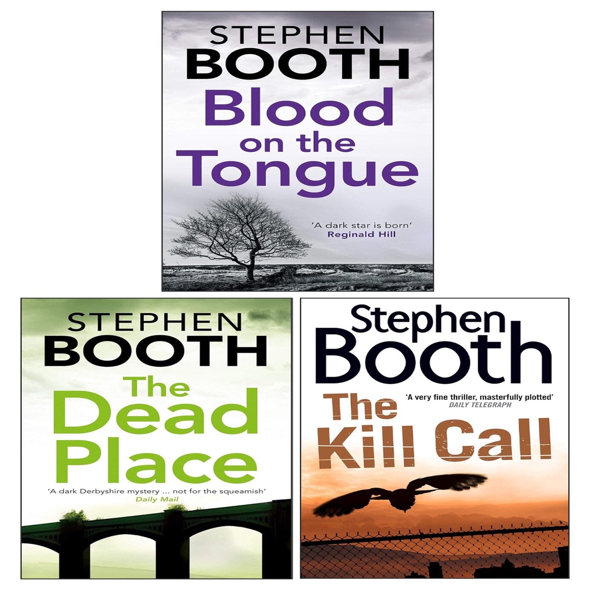 Cooper and Fry Series (Book 3,6&9) by Stephen Booth 3 Books Collection Set - Fiction - Paperback