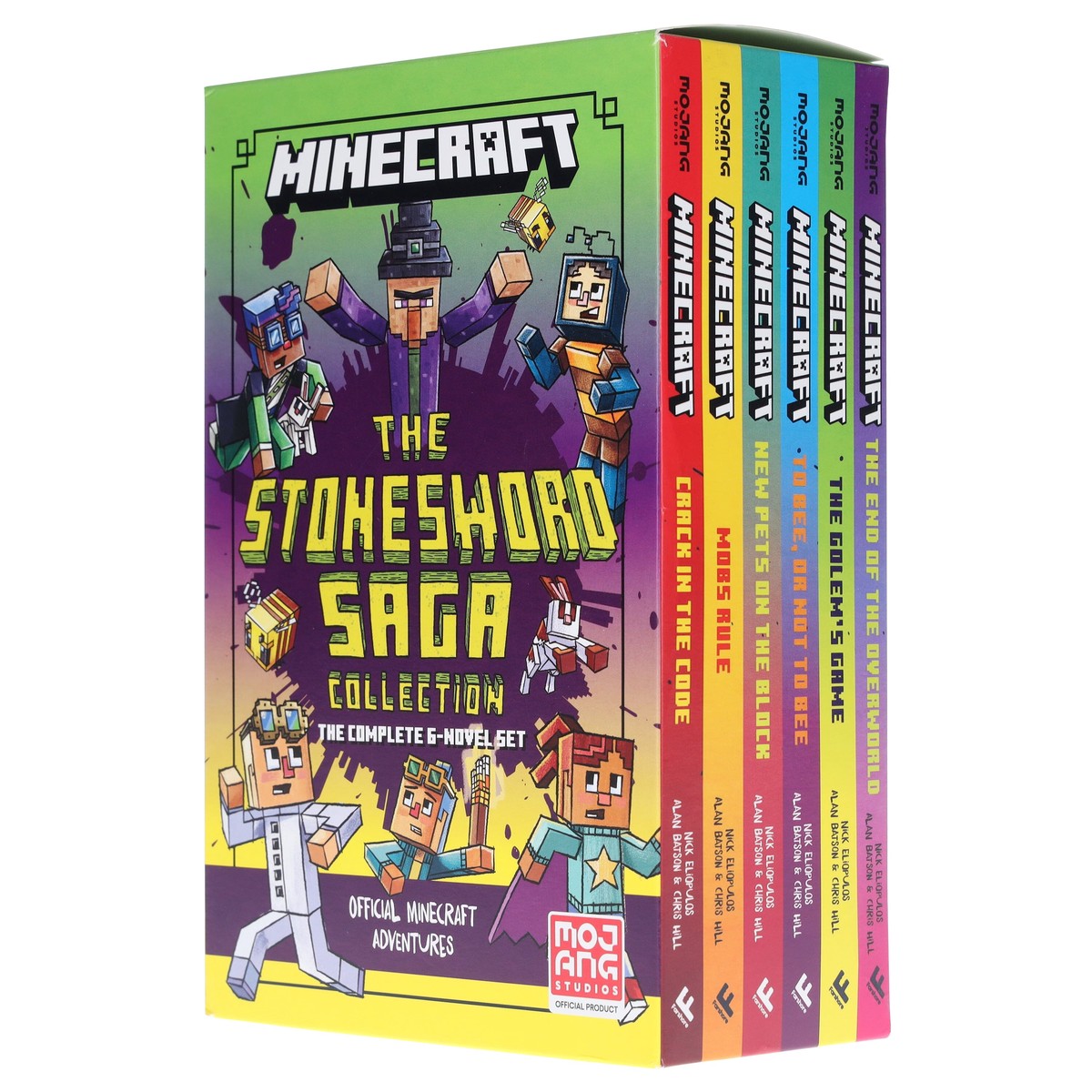 Minecraft The Stonesword Saga Collection by Mojang AB: The Complete 6-Novel Set - Ages 5-10 - Paperback