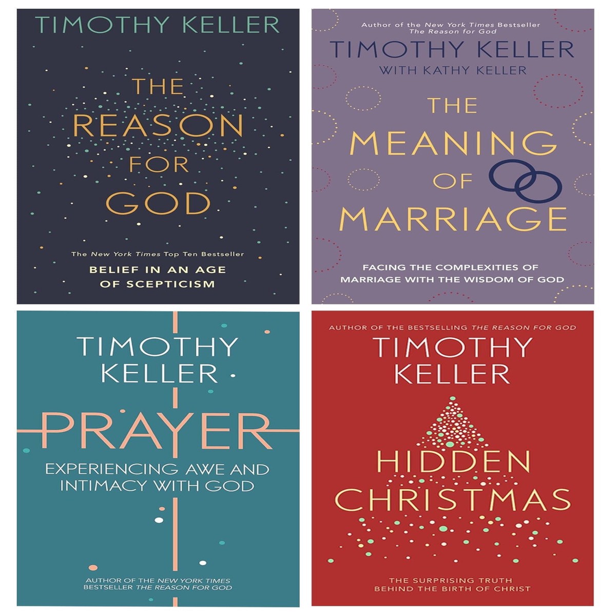 Timothy Keller 4 Books Collection Set - Non Fiction - Paperback