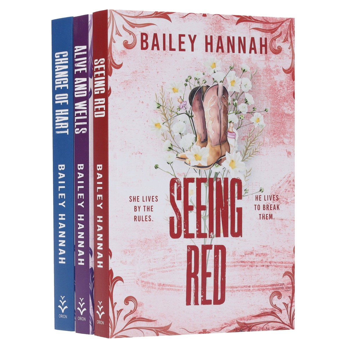 Wells Ranch Series by Bailey Hannah 3 Books Collection Set - Fiction - Paperback