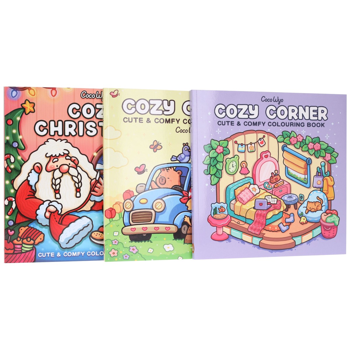 Cozy Corner Coco Wyo Colouring 3 Books Collection Set - Ages 8+ - Paperback