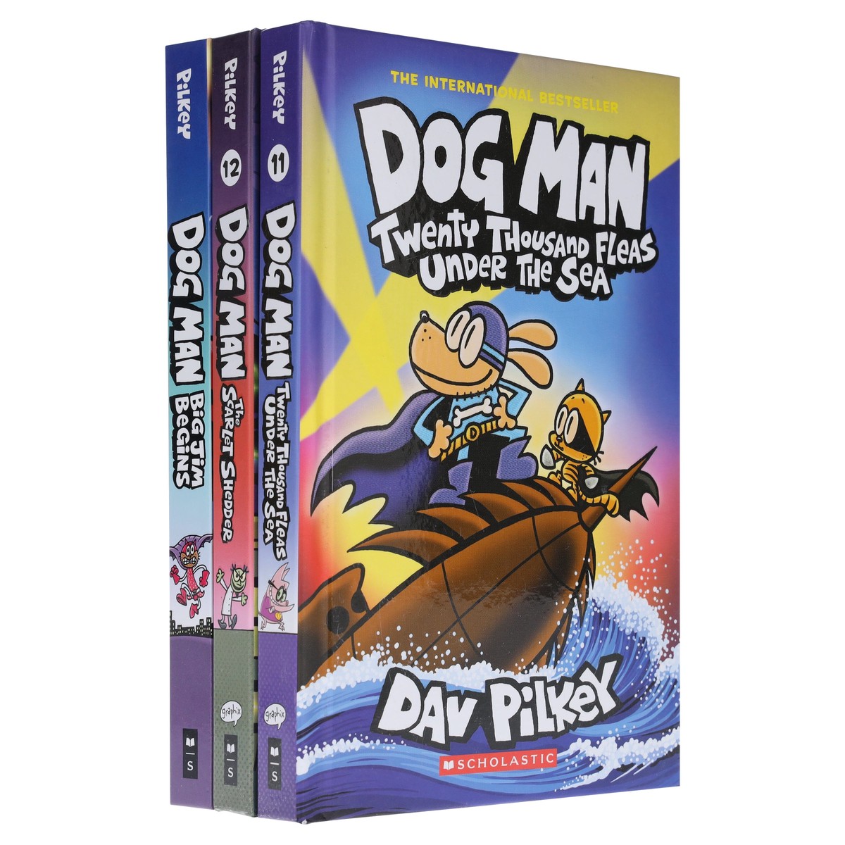 Dog Man Series by Dav Pilkey (Book 11-13) Collection 3 Books Set - Ages 7+ - Hardback