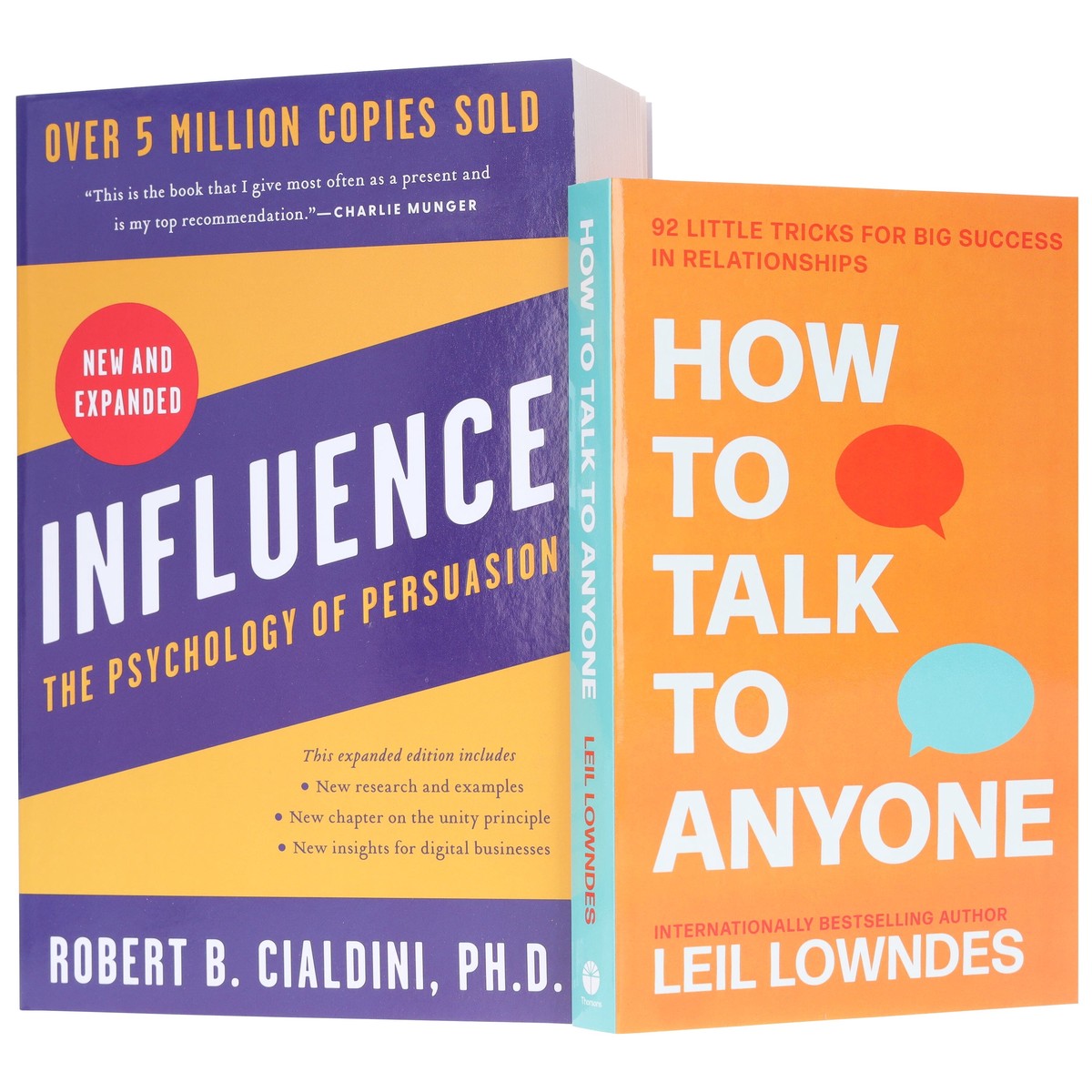 Influence & How to Talk to Anyone: 2 Books Collection Set - Non Fiction Paperback