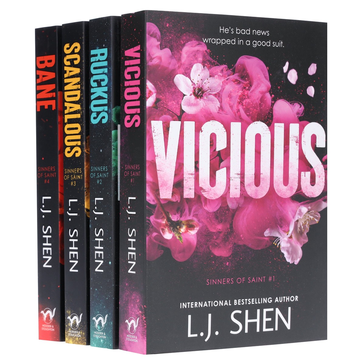 Sinners of Saint Series by L.J. Shen 4 Books Collection Set - Fiction - Paperback