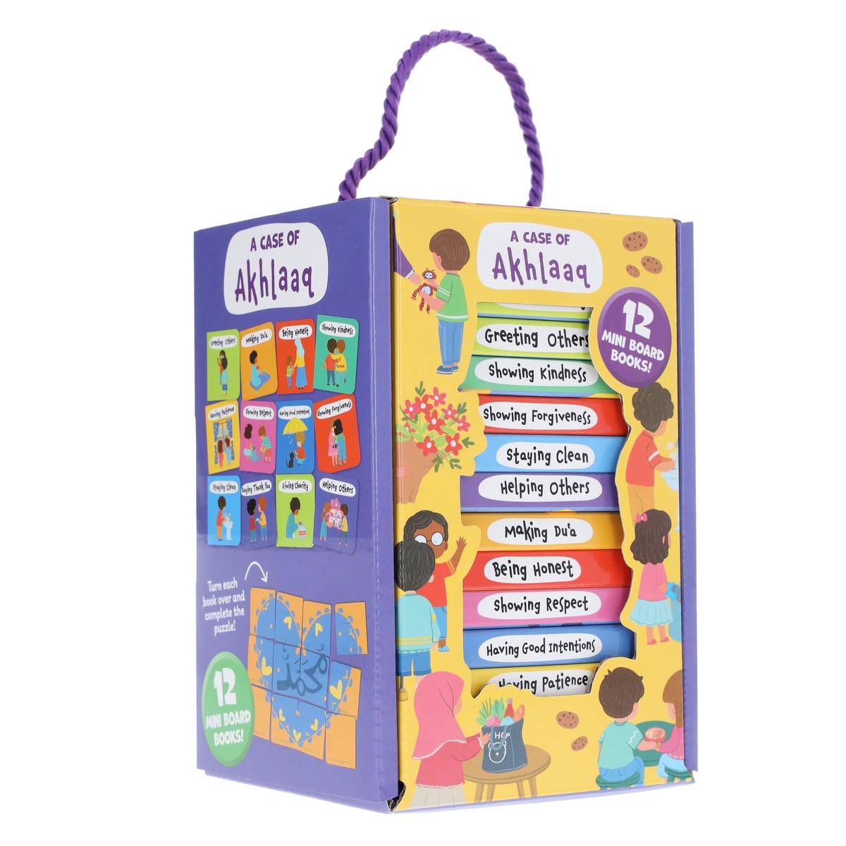 A Case of Akhlaaq - 12 Mini Islamic Books Box Set - Ages 0-5 - Board Book