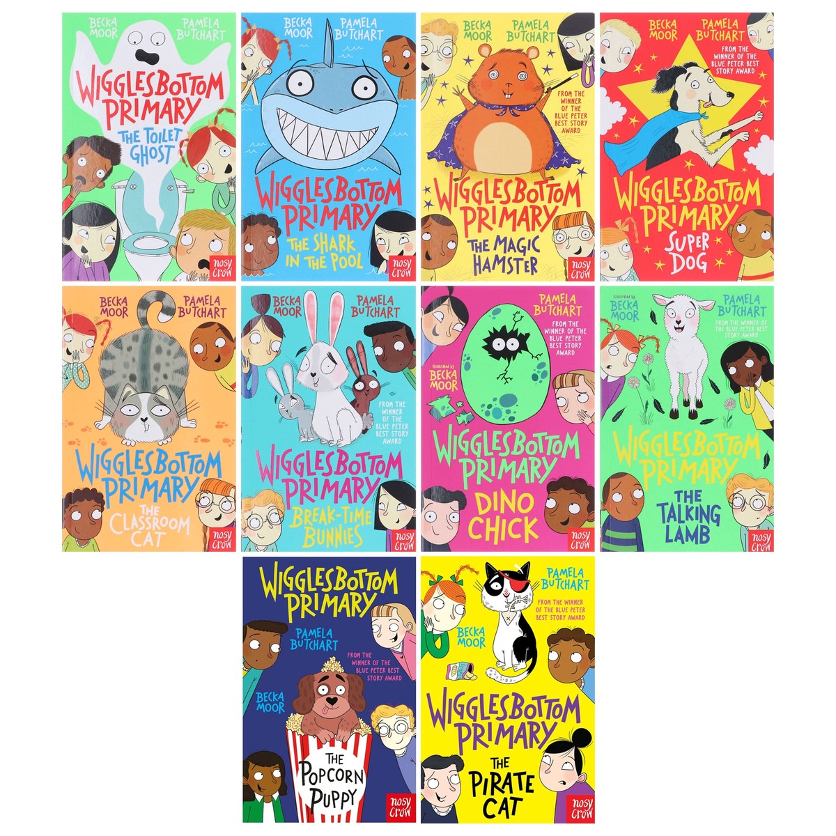 Wigglesbottom Primary Series by Pamela Butchart 10 Books Collection Set - Ages 5+ - Paperback