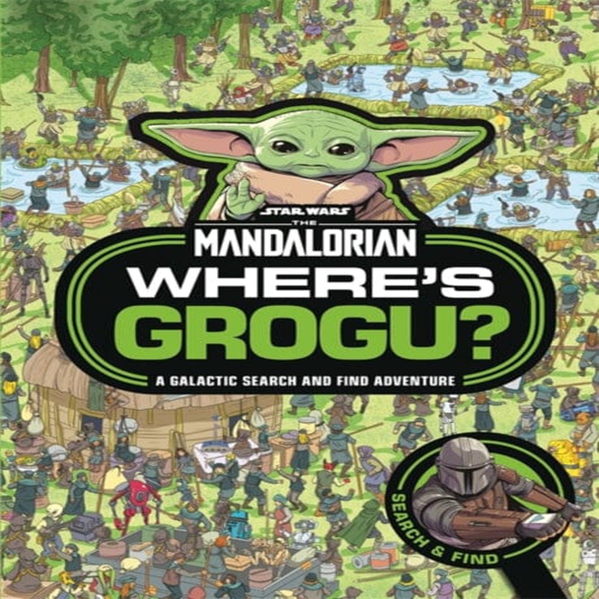 Where's Grogu? : A Star Wars: The Mandalorian Search and Find Activity Book by Walt Disney