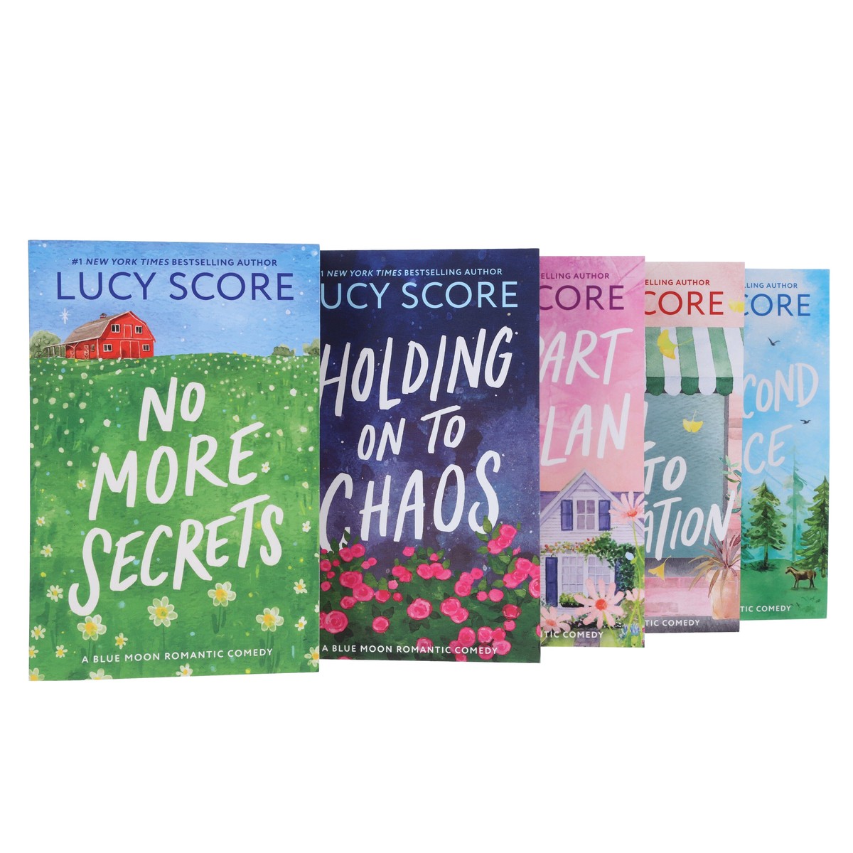 A Blue Moon Romantic Comedy Series by Lucy Score 5 Books Collection Set - Fiction - Paperback
