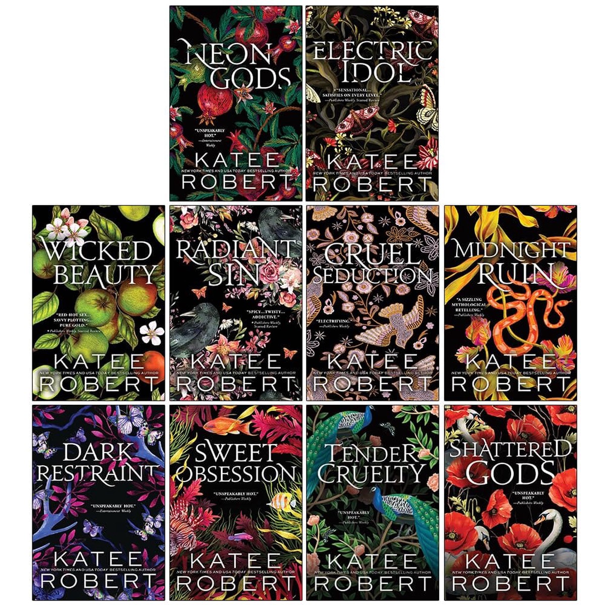 Dark Olympus Series By Katee Robert 10 Books Collection Set - Fiction - Paperback