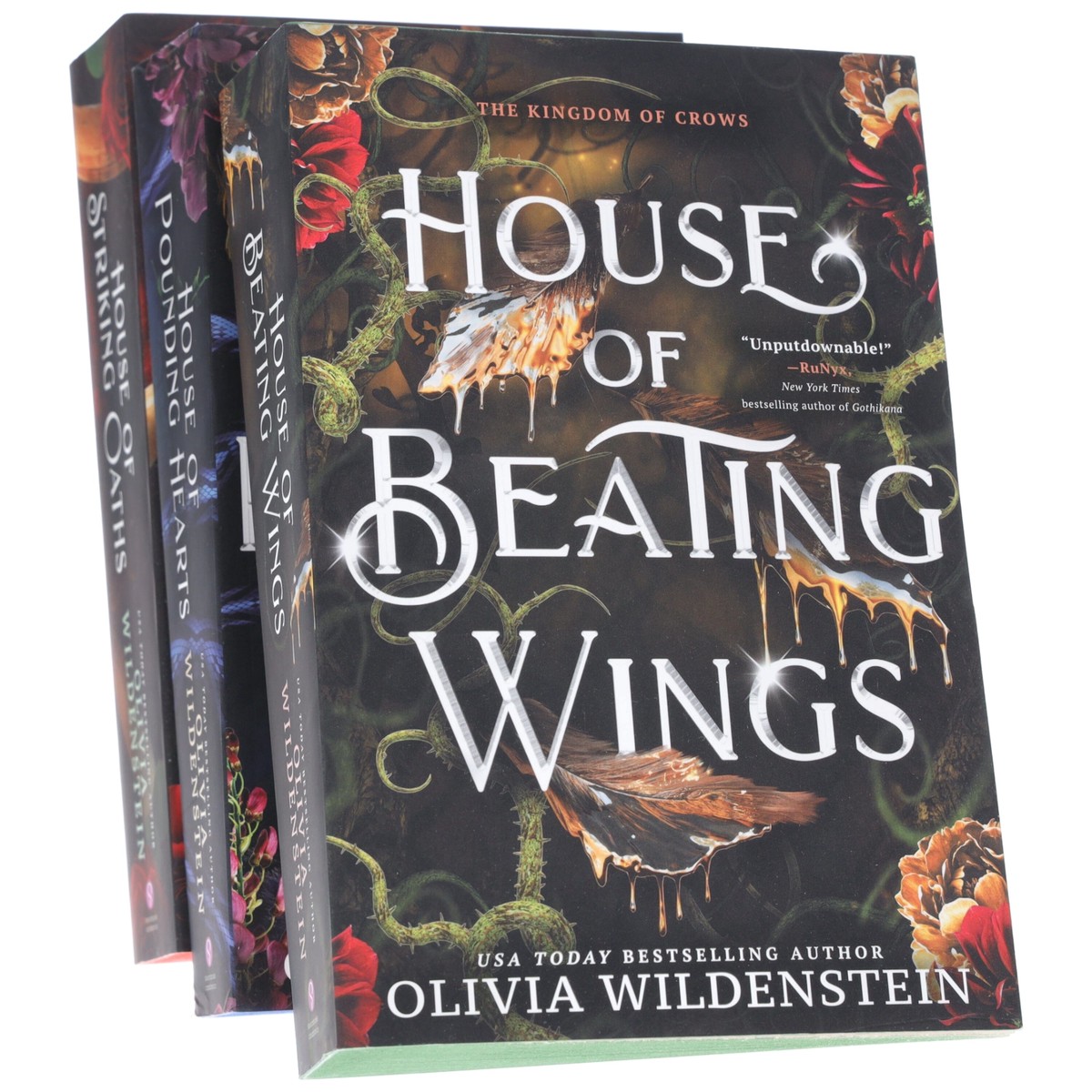 The Kingdom of Crows: Forbidden Romantasy Adventure Series By Olivia Wildenstein 3 Books Sprayed Edges Collection Set - Fiction - Paperback