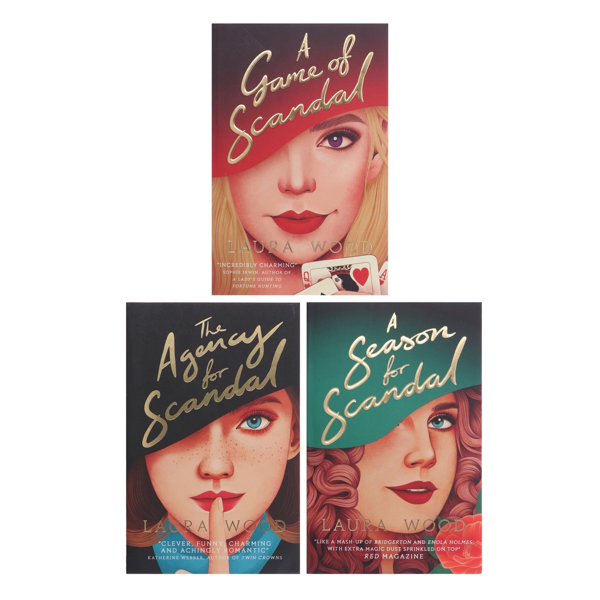 Damaged – The Agency For Scandal Series by Laura Wood 3 Books Collection Set – Fiction – Paperback – I 41