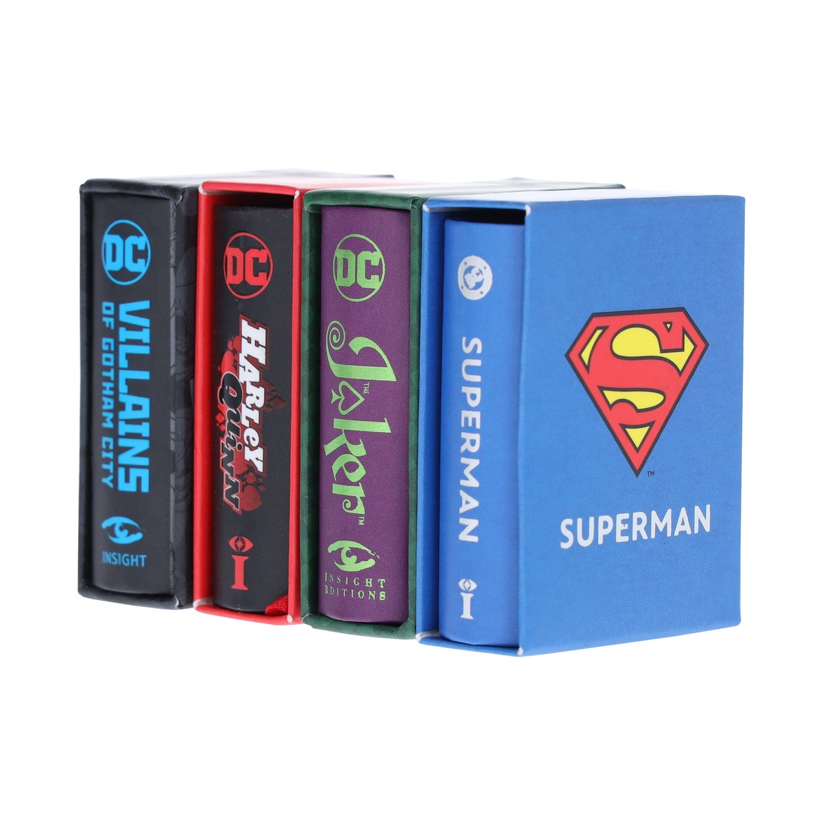 DC Comics Tiny Collection 4 Tiny Books Set - Fiction - Hardback