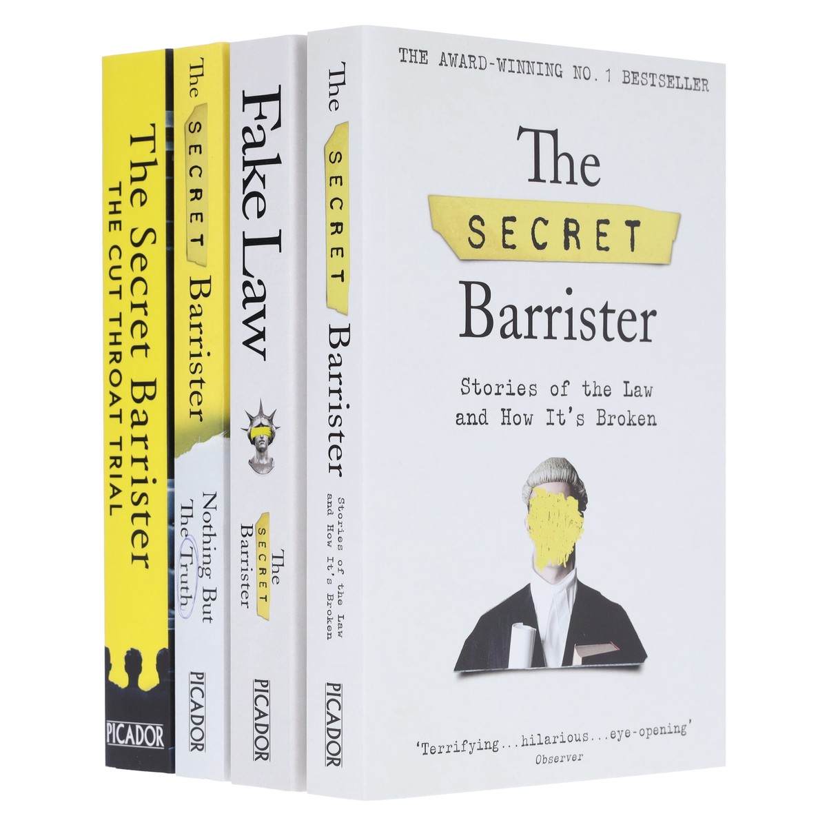 Fake Law, The Secret Barrister, Nothing But The Truth & The Cut Throat Trial: By The Secret Barrister Collection 4 Books Set - Non Fiction - Paperback