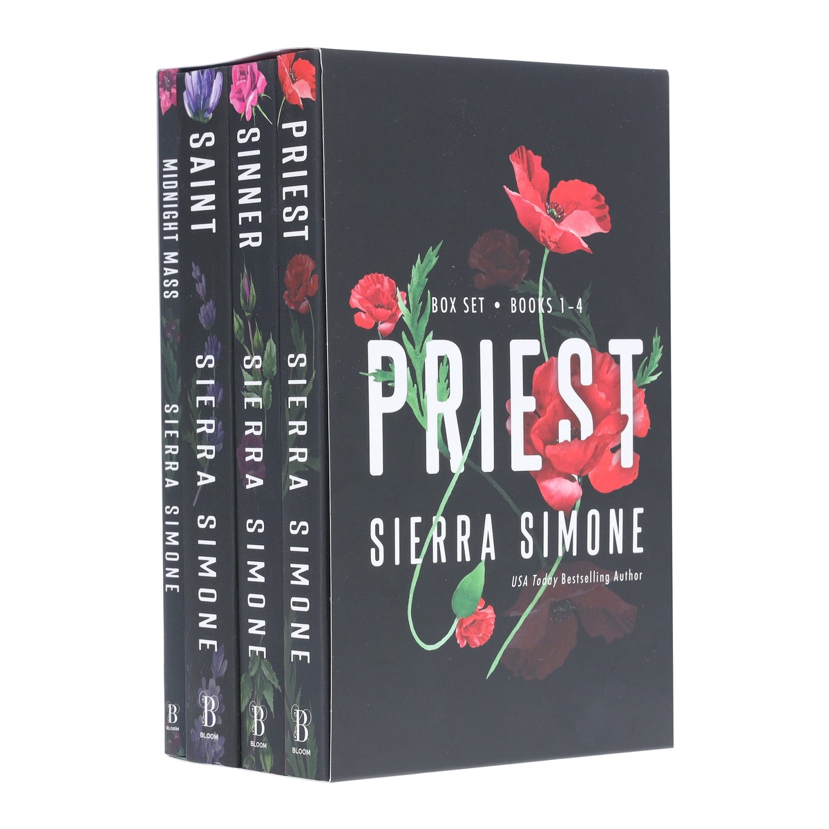 Priest Series by Sierra Simone 4 Books Collection Slipcase Set - Fiction - Paperback (Sprayed Edges)