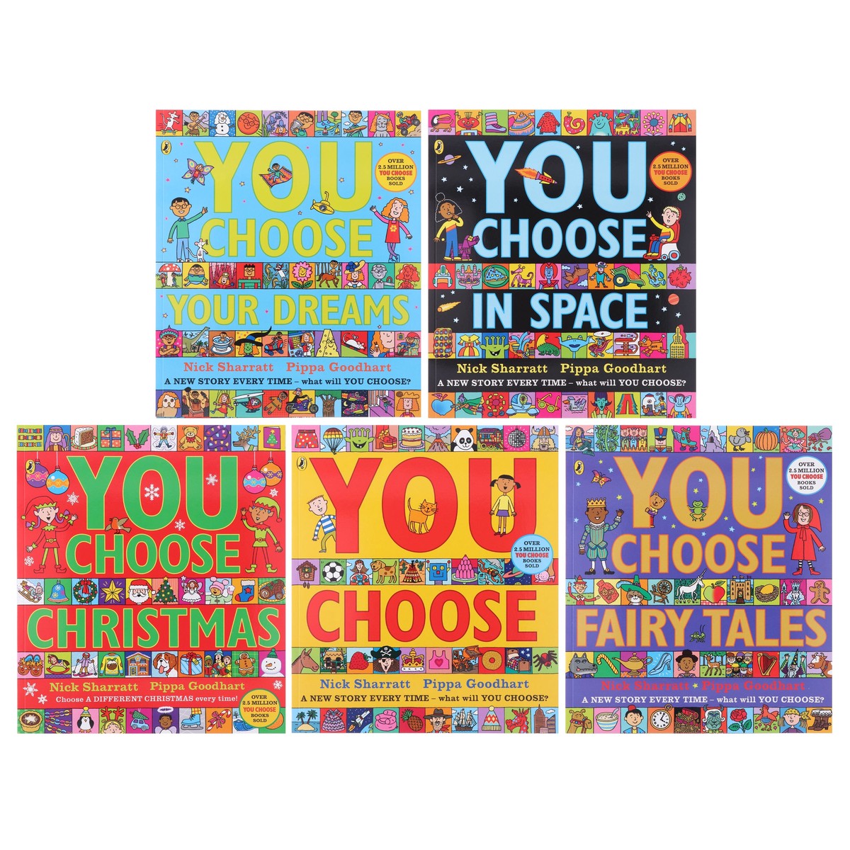 You Choose Series By Pippa Goodhart Illustrated 5 Books Children's Collection Set - Ages 3+ - Paperback