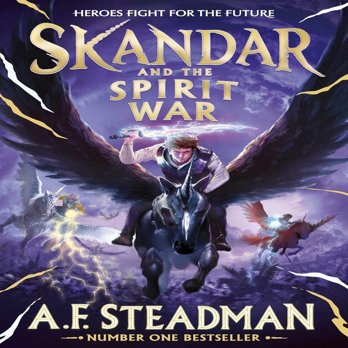 Skandar and the Spirit War (Skandar Series Book 5) by A.F. Steadman - Fiction - Hardback