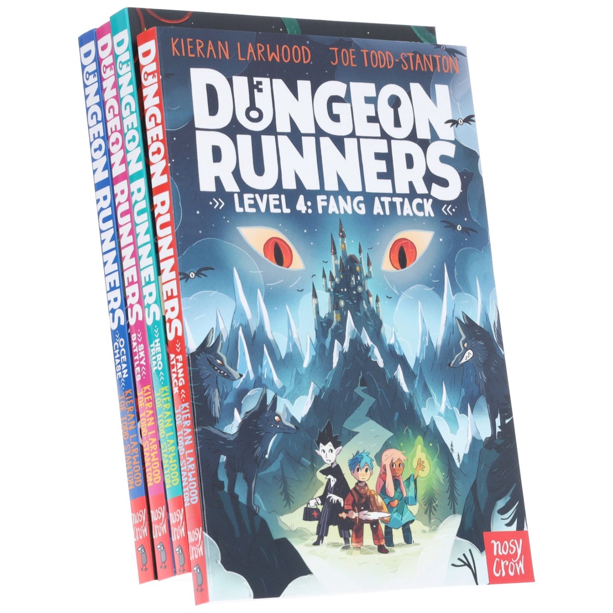 Dungeon Runners Series By Kieran Larwood: Illustrated 4 Books Collection Set - Ages 7-9 - Paperback