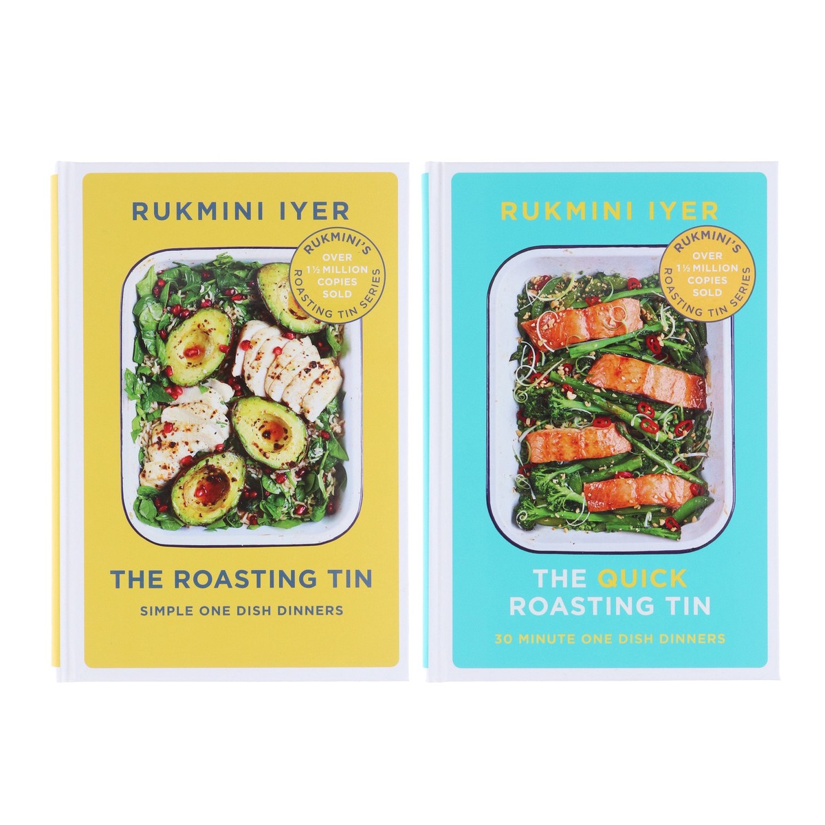 Damaged - The Roasting Tin & The Quick Roasting Tin: By Rukmini Iyer 2 Books Collection Set - Non Fiction - Hardback - I 18