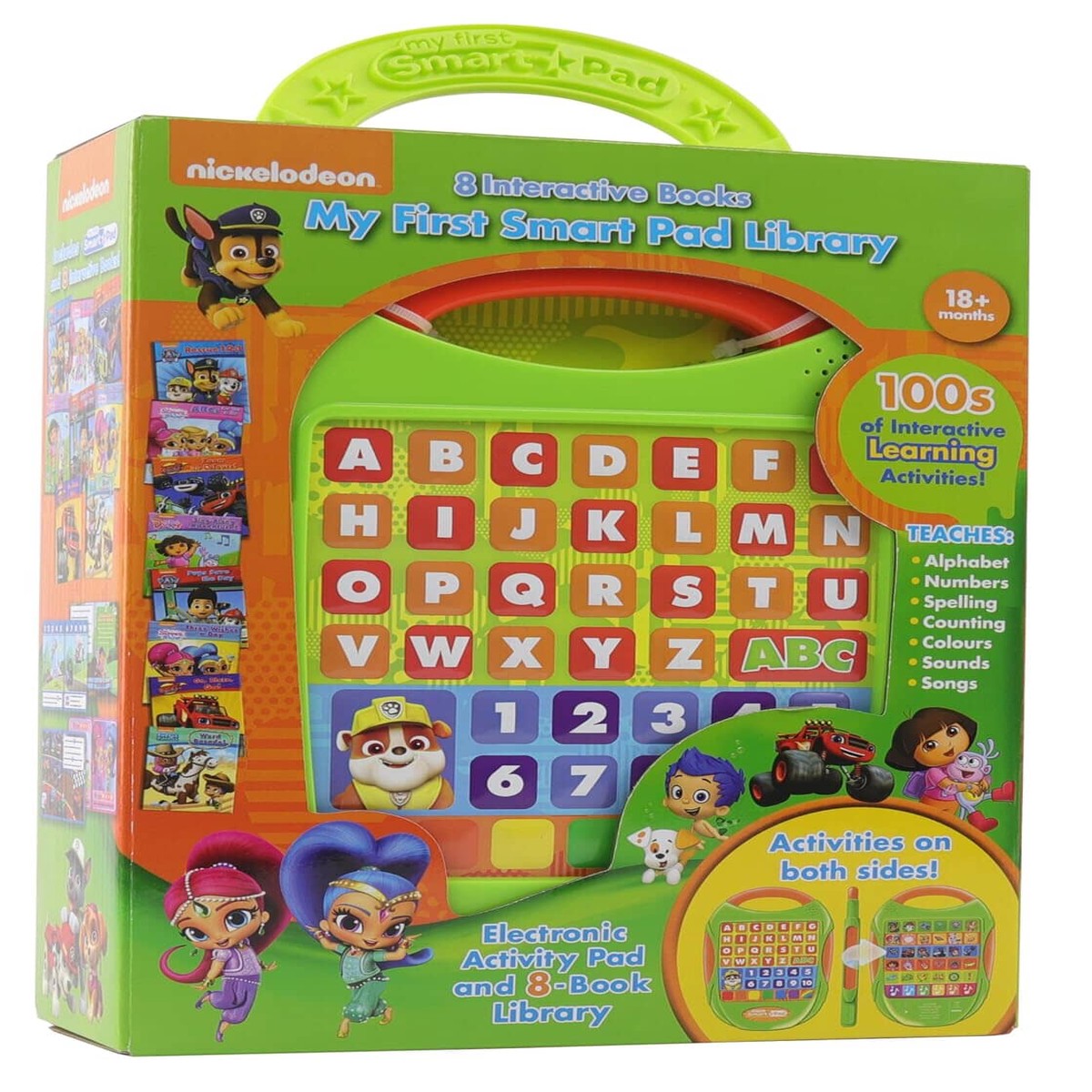 Nickelodeon PAW Patrol: My First Smart Pad Library & 8 Interactive Books Box Set - 18 Months+ - Educational Toy
