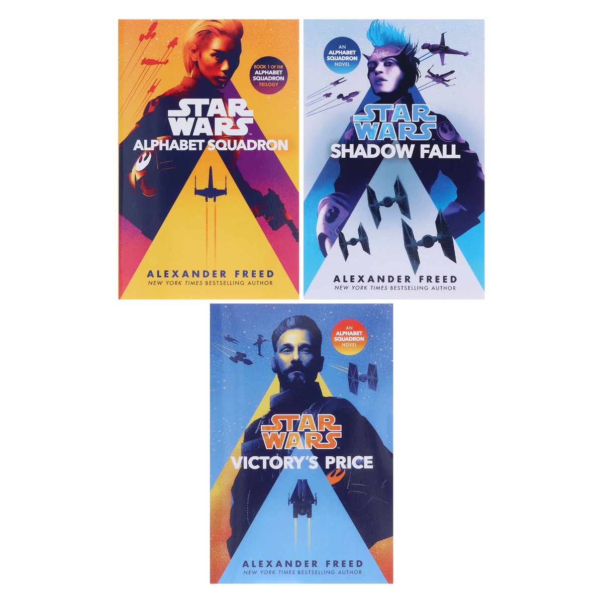 Damaged - Star Wars: Alphabet Squadron Series by Alexander Freed: 3 Books Collection Set - Fiction - Paperback - I 19