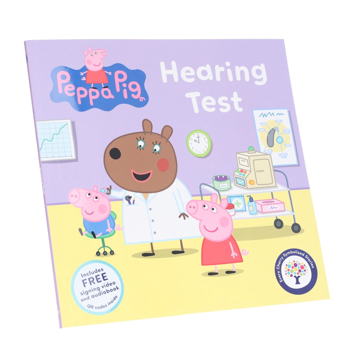 Peppa Pig: Hearing Test: A Symbolised Picture Book (Peppa Pig Symbolised Stories) - Ages 3-5 - Paperback (Includes Free Signing Video & Audiobook)