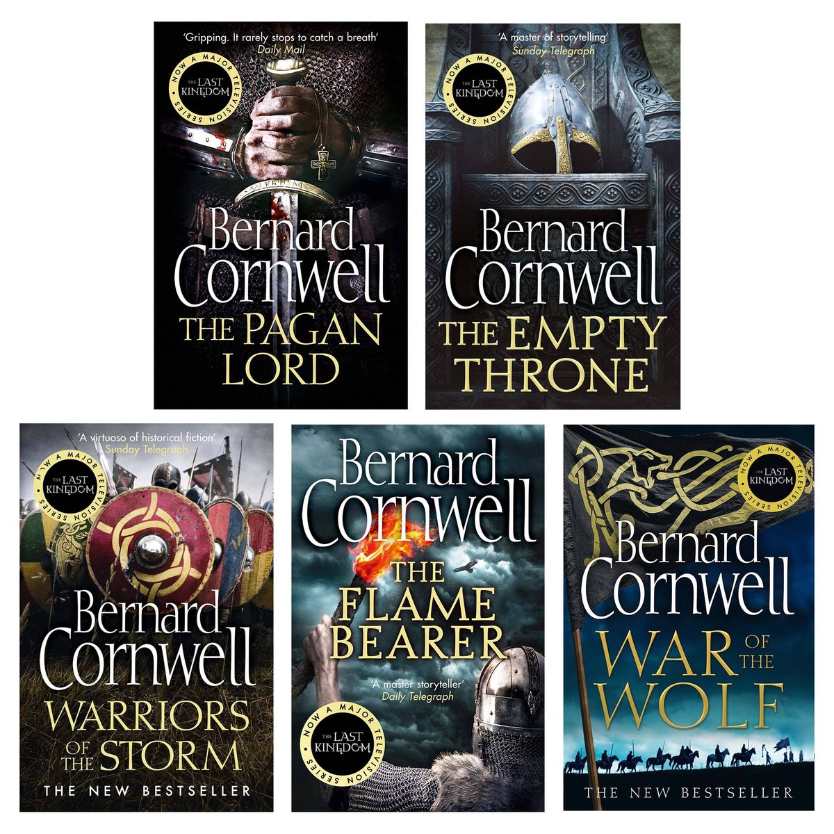 Damaged - The Last Kingdom by Bernard Cornwell: Books 7-11 Collection 5 Books Set - Fiction - Paperback - I 19