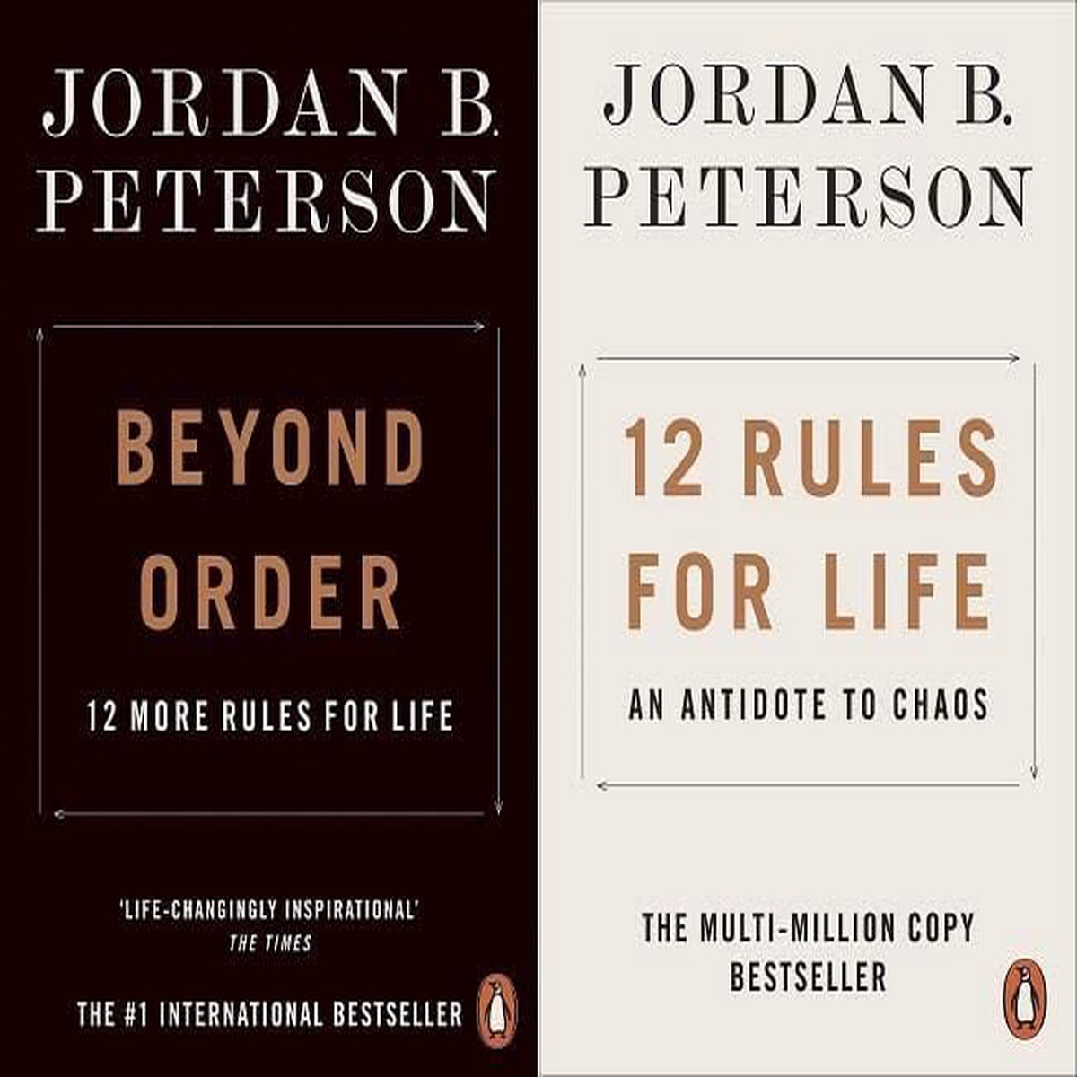 Damaged - 12 Rules for Life & Beyond Order By Jordan B. Peterson: 2 Books Collection Set - Non Fiction - Paperback - I 18