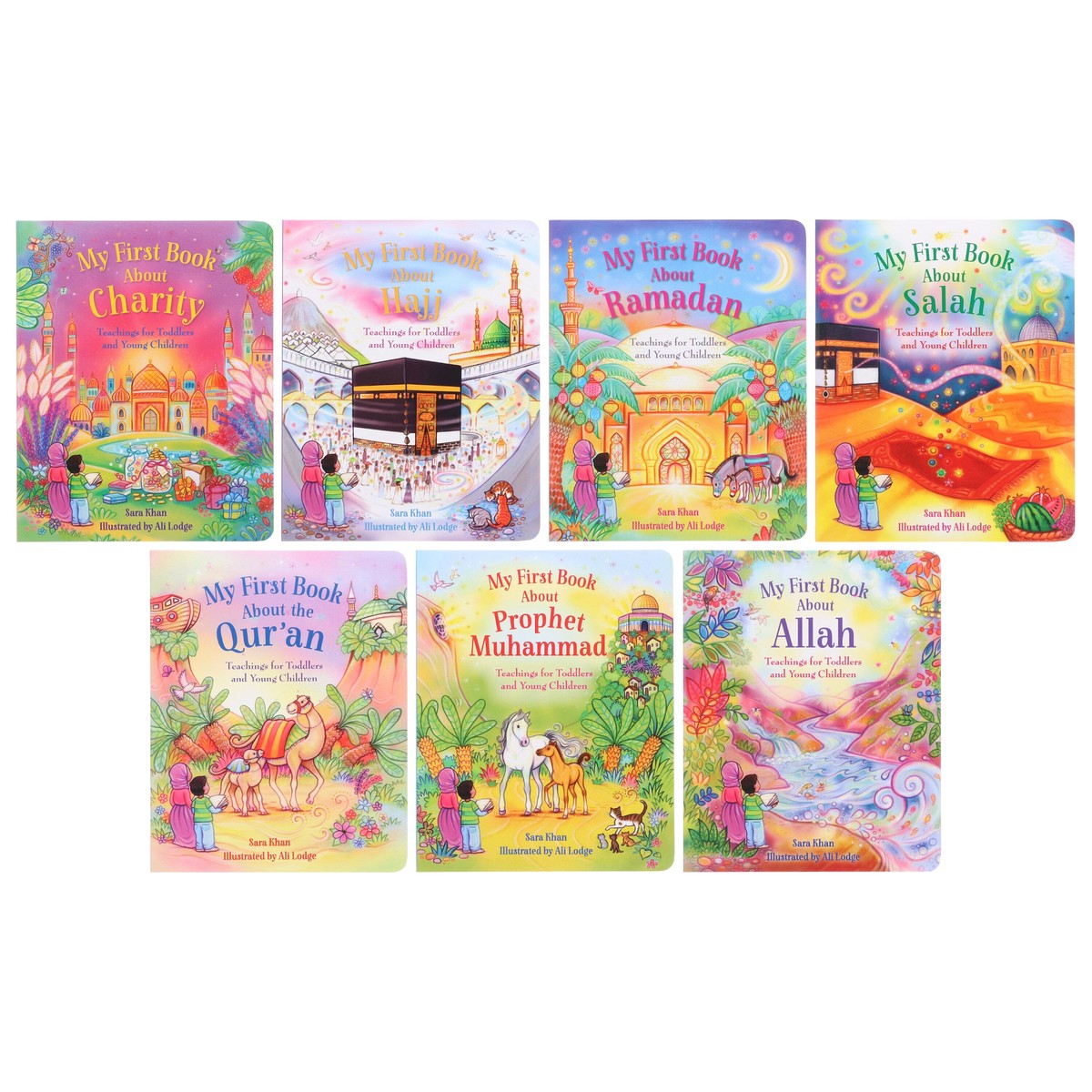 Damaged - My First Book About Islam Series by Sara Khan: 7 Books Collection Set - Ages 2+ - Board Book - I 24