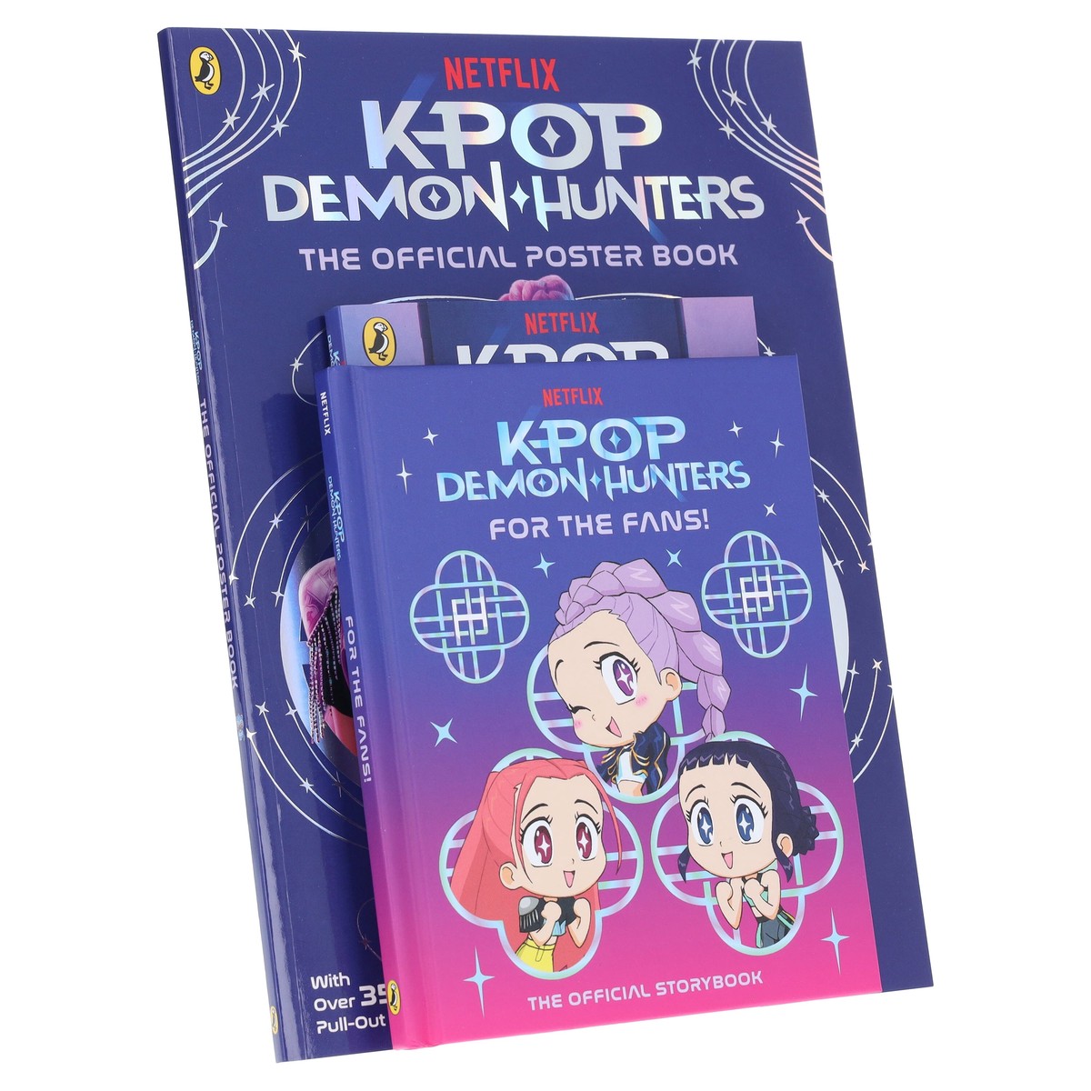 K-Pop Demon Hunters 3 Books Collection Set - Ages 6+ - Paperback/Hardback