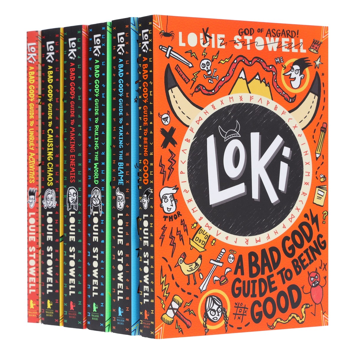 Loki: A Bad Gods Guide Series by Louie Stowell 6 Books Collection Set - Ages 9-12 - Paperback