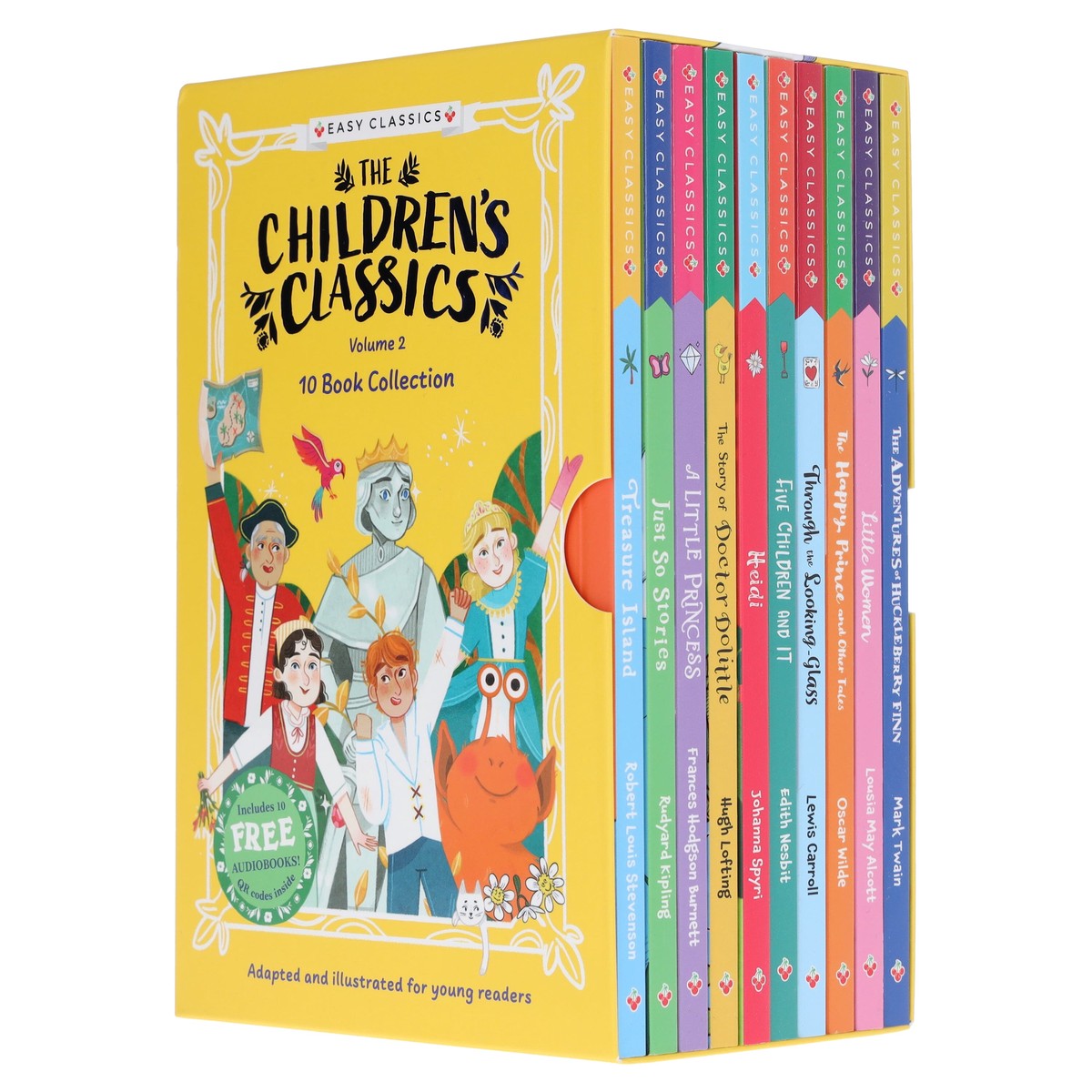 The Children's Easy Classics (Volume 2) 10 Books Collection Box Set (Includes Free Audiobooks!) - Ages 7-9 - Paperback
