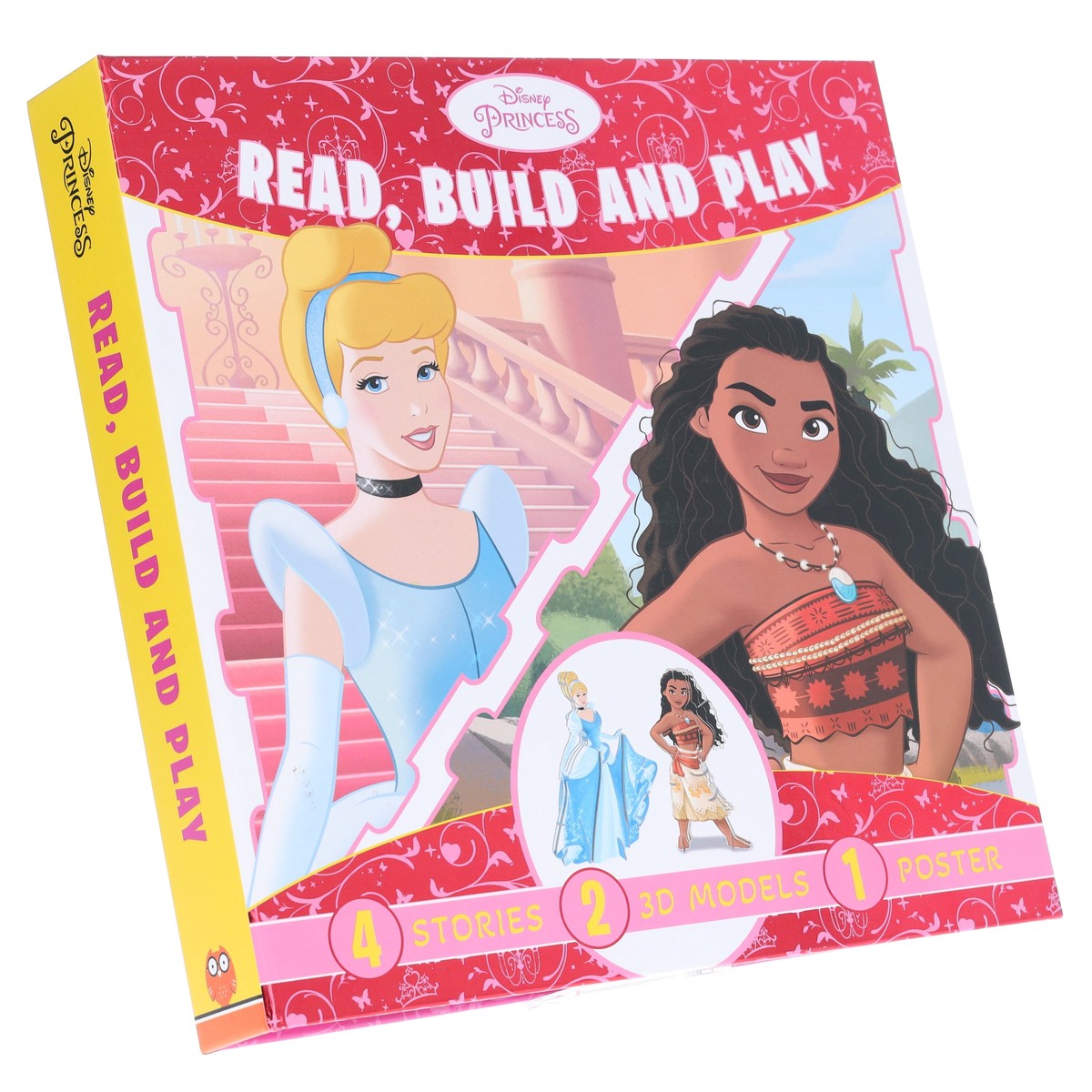 Disney Princess: Read, Build and Play Book by Walt Disney - Ages 3 + - Paperback