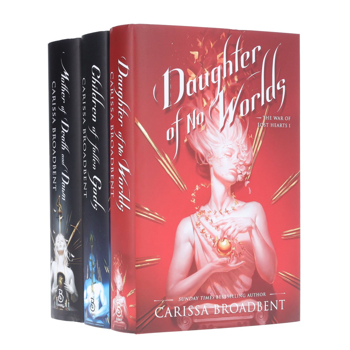 The War of Lost Hearts Trilogy by Carissa Broadbent 3 Books Collection Set - Fiction - Hardback