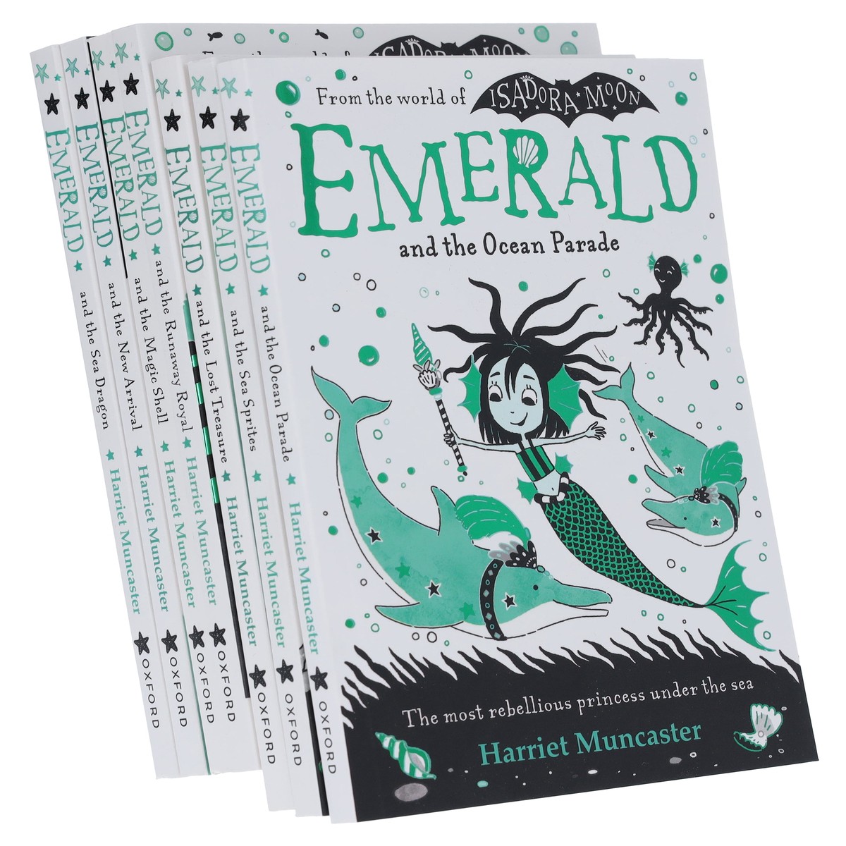 Emerald Series Book 1-7 (World of Isadora Moon) By Harriet Muncaster: 7 Books Collection Set - Ages 5-7 - Paperback