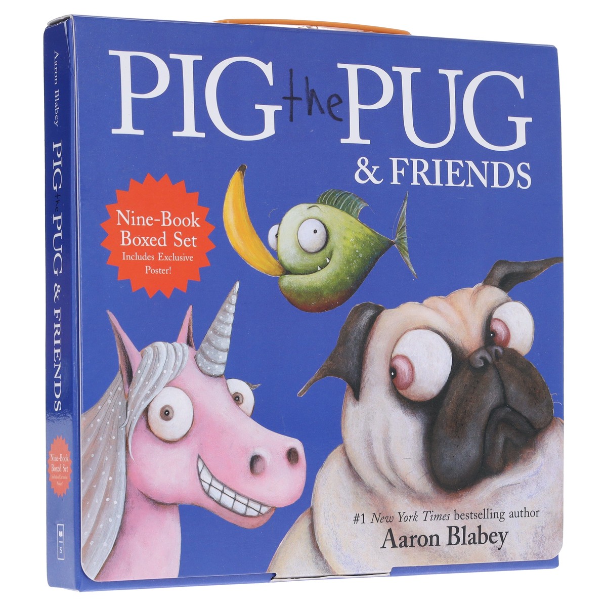 Pig The Pug & Friends by Aaron Blabey 9 Books Boxed Set (Includes Exclusive Poster!) - Ages 3+ - Paperback