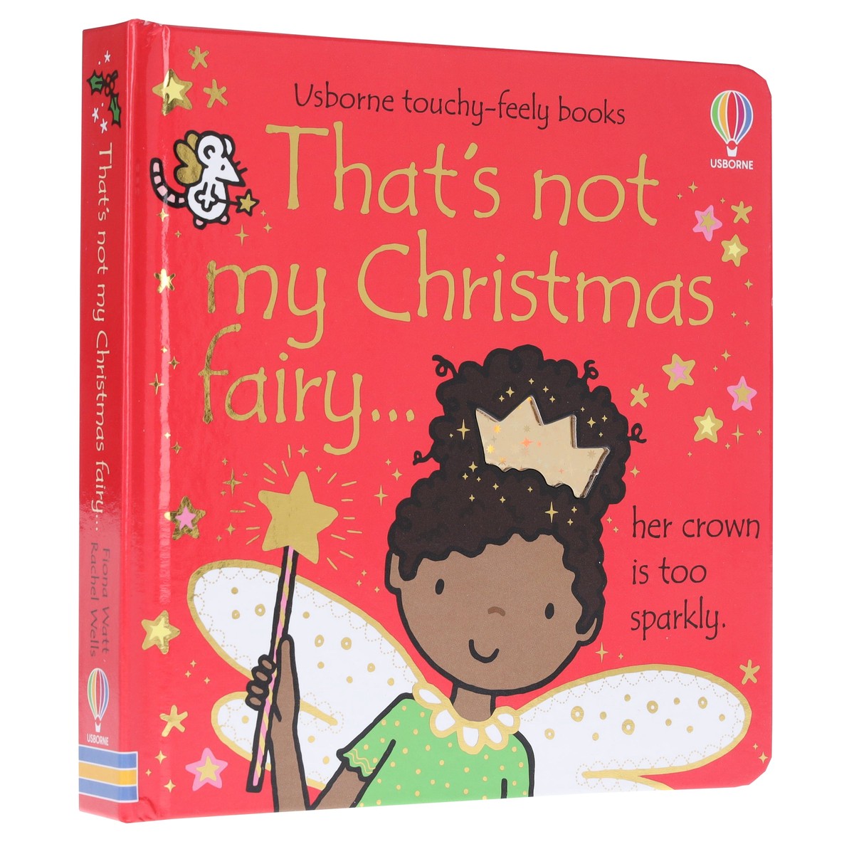 That's Not My Christmas Fairy by Fiona Watt (Usborne Touchy-Feely Books) - Ages 0-2 - Sprayed Edges Board Book