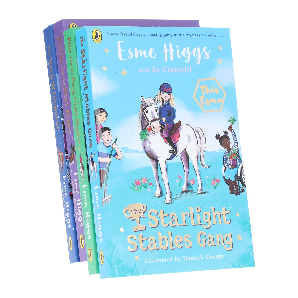 The Starlight Stables Gang Series by Esme Higgs & Jo Cotterill Illustrated 4 Books Collection Set - Ages 8-12 - Paperback