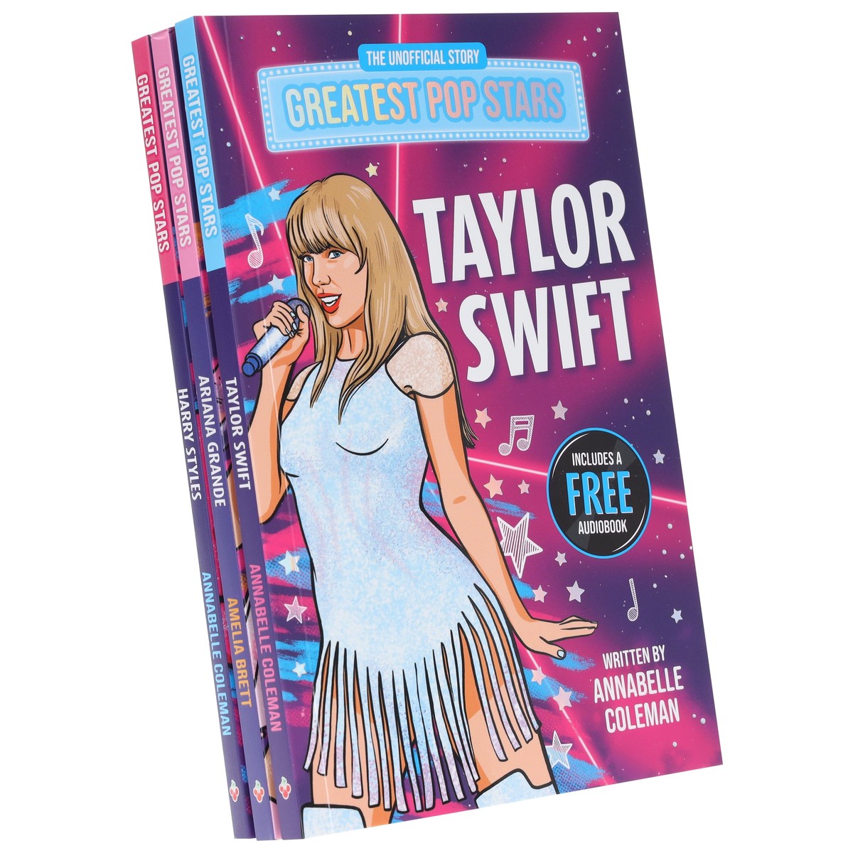 Greatest Pop Stars Series 3 Books Collection Set (Includes A Free Audiobook) - Ages 7-9 - Paperback